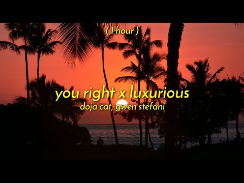 [ 1 Hour ] Doja Cat, Gwen Stefani - You Right x Luxurious (TikTok Remix) (One Hour Version)