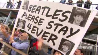 50 Years On - The Beatles arrive at Essendon Airport again