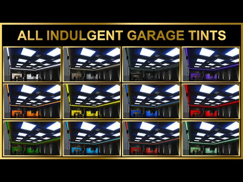 GTA 5 ONLINE - ALL 50 CAR GARAGE INDULGENT TINTS IN GTA ONLINE LOS SANTOS DRUG WARS