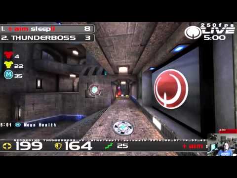 sleepii vs THUNDERBOSS - Quake Live Duels - ShoutCasted by WinD of AE
