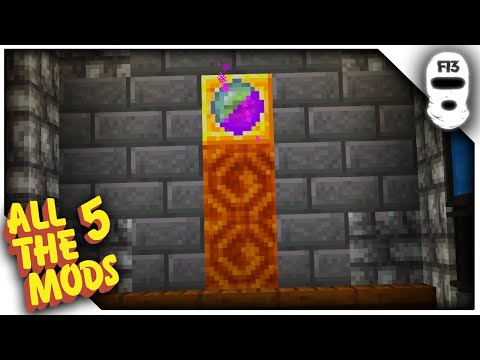 classif13d - HOW TO BUILD A DIMENSIONAL DUNGEONS PORTAL! Minecraft 1.15 [All the Mods 5 E22]