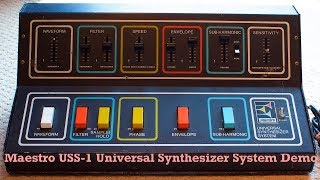 Video thumbnail for Maestro USS-1 Universal Synthesizer System Demo w/ Guitar by mrfett