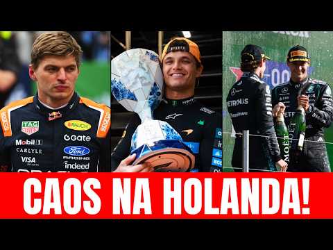 Resumo GP da Holanda 2026: Batida de Verstappen e Vitória de Lando Norris