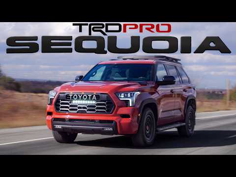 Thumbnail for BRO-DOZER! 2024 Toyota Sequoia TRD Pro Review by Toyota, Car, Toyota Sequoia