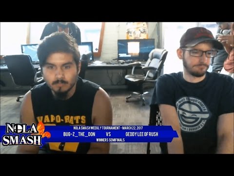 NOLA Smash Weekly 3/22: Winners Semifinals - Bug-Z_The-Don vs Geddy Lee of Rush