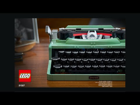 LEGO 21327 Typewriter (4K) - building instructions