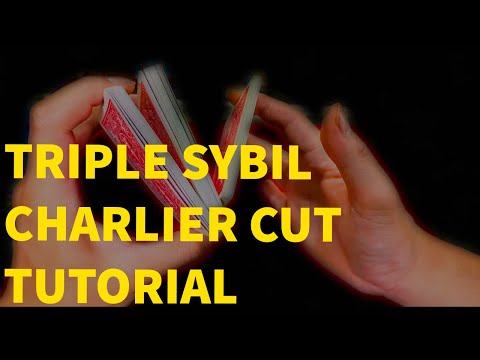 Triple Sybil Charlier Cut Tutorial #cardistry #tutorial