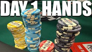 I Played The WSOP Europe Main Event! (Day 1 Hands)
