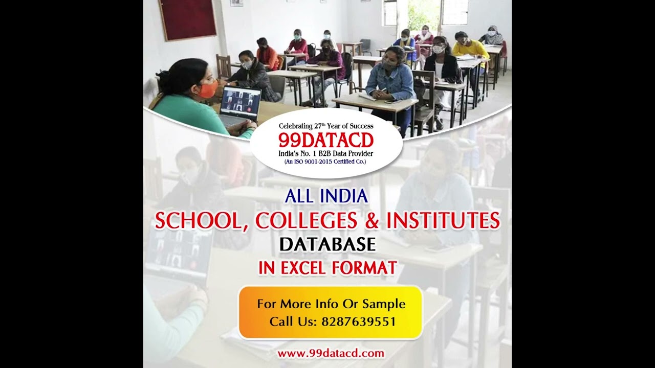Schools, Colleges & Educational Institutes Database