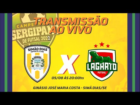 SEMIFINAL - SIMÃO DIAS  X  LAGARTO / CAMPEONATO SERGIPANO DE FUTSAL 2022