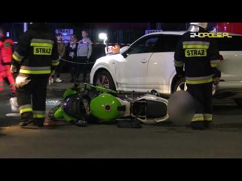 Wypadek na Niemodlińskiej w Opolu. Zginęła pasażerka motocykla