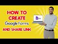 How To Create Google Form And Share Link Quick Easy