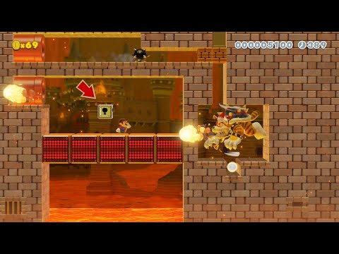 Super Mario Maker 2 - Spike Ball Dungeon by Marionirva - No Commentary