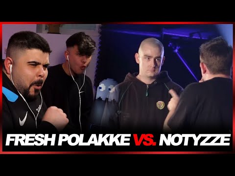 NOTYZZE WIRD ZESTÖRT! 🤯 FRESH POLAKKE VS NOTYZZE bei RAP am MITTWOCH | Reaction
