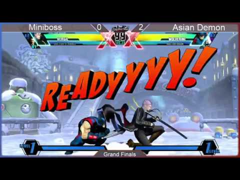 TNS UMvC3 Weekly #2 Grand Finals Miniboss vs Asian Demon 04.14.2017