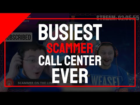 We Found The BUSIEST Scam Call Center EVER