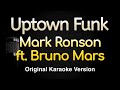 Uptown Funk Mark Ronson Ft Bruno Mars Karaoke Songs With Lyrics Original Key