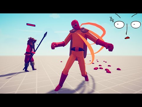 ANGRY ONE PUNCH MAN vs 100x VARIOUS UNITS - Totally Accurate Battle Simulator TABS