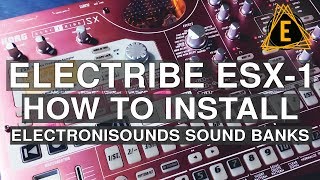 Video thumbnail for Electribe ESX-1- How To Install Electronisounds Sound Banks by Electronisounds Audio
