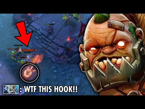 CAN ANYONE EXPLAIN ME THIS? PUDGE WITH WTF HOOK!! EPIC ROAMING PUDGE 7.25 | GENIUS PUDGE