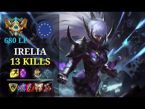 Irelia Top vs Gangplank - 13 kills - Pr1Meé  EUW Challenger (680 LP) Patch 11.2