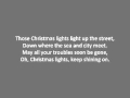 Coldplay - Christmas Lights Lyrics 