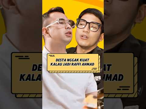 Desta can't stand being Raffi Ahmad‼️ #desta #raffiahmad #shorts