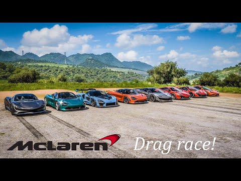 Forza Horizon 5: The McLaren Drag race! (McLaren P1, F1, Speedtail, Senna, 720S, 600LT & More!)
