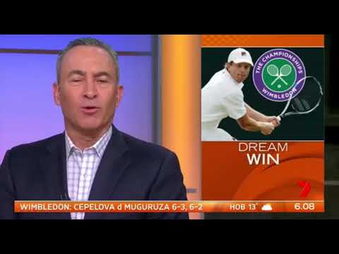 Matthew Barton | 7NEWS | Wimbledon 2016