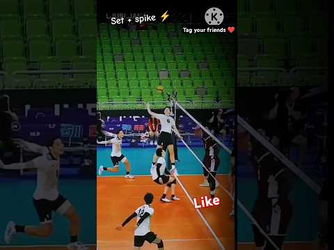 volleyball super set +spike 🔥||#volleyball #spike #attitude #status #shortsviral #trendingshorts