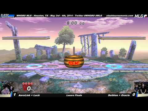 WHOBO MLG - Sethlon + Oracle vs AeroLink + Luck - Losers Finals - Project M