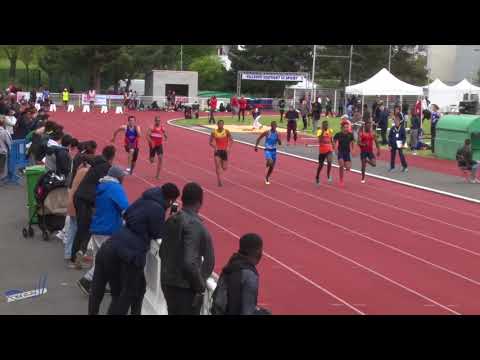 100m – Finale 10 – TCM – Meeting de Villejuif 28/04/2018 – Villejuif