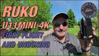 Ruko U11MINI 4K - Unboxing Introduction and First Test Flight - Part 1