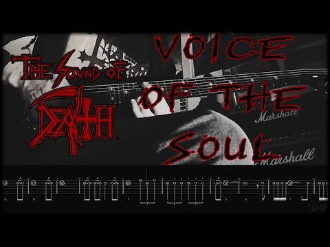Voice of the Soul by Death (ALL PARTS Played With LOOPER) | ON SCREEN Guitar TABS