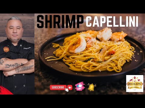 The Tastiest Shrimp Capellini you have to try!