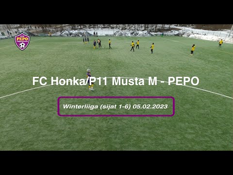 Winterliiga 2022-2023 - FC HONKA/P11 Musta M vs PEPO - jatkosarjan ottelu sijat 1-6