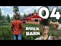 I BUILD A BIG BARN HOUSE | RANCH SIMULATOR GAMEPLAY #4
