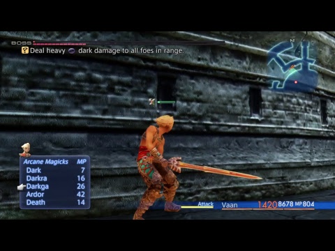 FFXII:TZA - Vaan Solo vs Yiazmat without Seitengrat