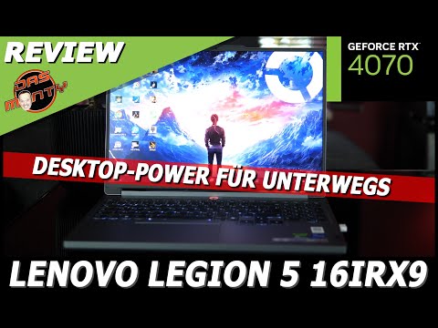 Desktop-Power für unterwegs | Test des Lenovo Legion 5 16IRX9 mit RTX 4070 + Intel 14650HX