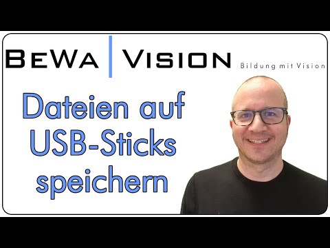 Dateien und Ordner auf USB - Sticks speichern für Einsteiger