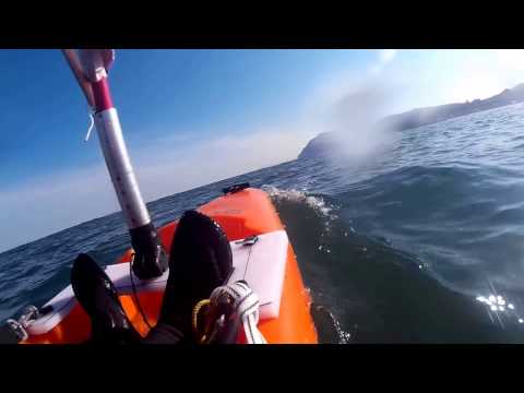 1-KAYAKVELA SURFETTO ALOHA-KAYAKVELA CON DOS ORZAS PARA CEÑIDA,TRAVES.LAREDO.CANTABRIA.