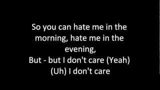 SonaOne feat Karmal - I Don't Care (Lyrics)