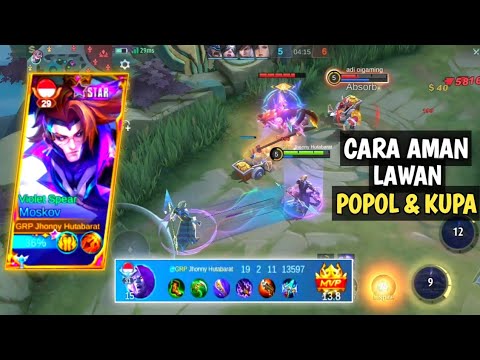 Lawan Popol & Kupa Emang Harus Sabar | Gameplay Moskov - Mobile Legends