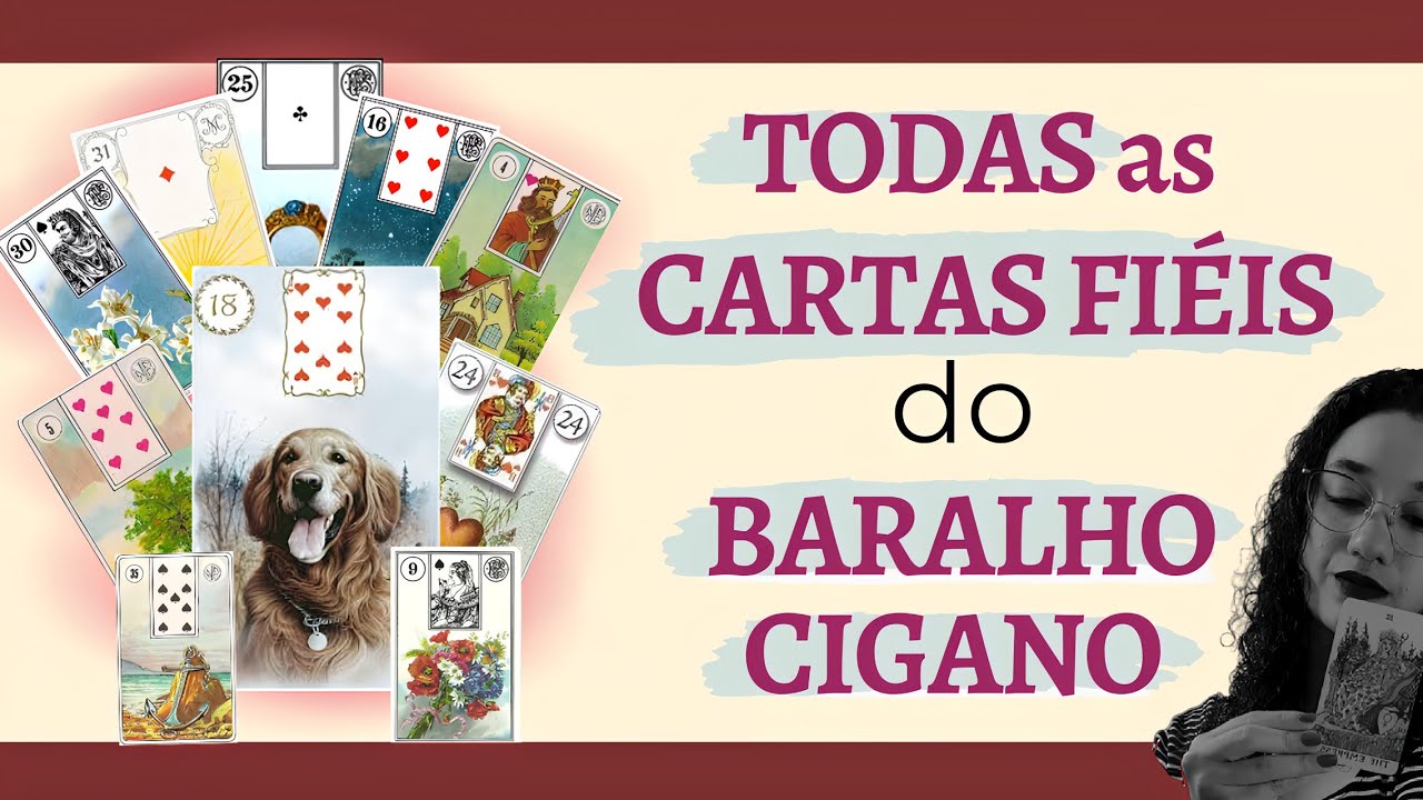 ESSAS CARTAS SÃO as MAIS FIÉIS [BARALHO CIGANO] 🎴🔮📝