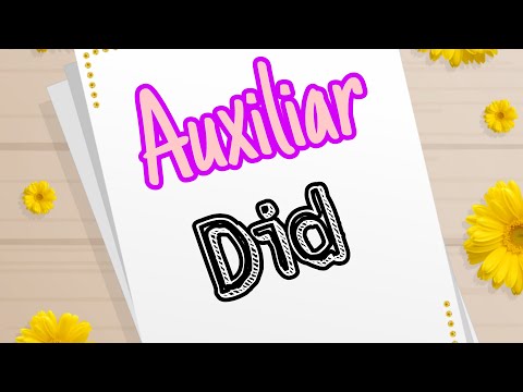 Auxiliar did pasado simple