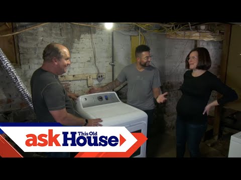 How to Install a Gas Clothes Dryer | Ask This Old House