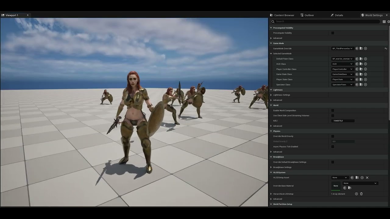 Warrior Woman 3D Model