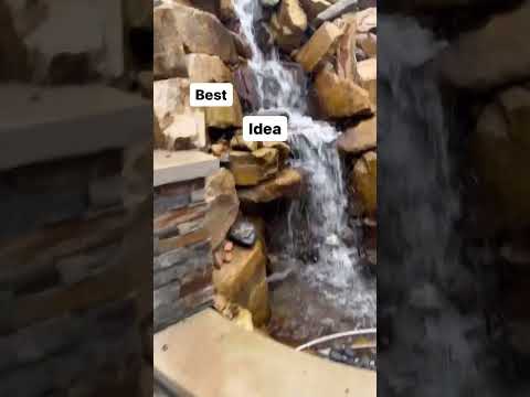Backyard Oasis: Our Stunning Backyard Waterfall Creation | #Backyard #BackyardWaterfall #Landscaping