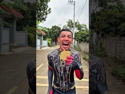 Spider-Man Craves Instant Noodles… What Should He Do? 🍜🕷️😅
