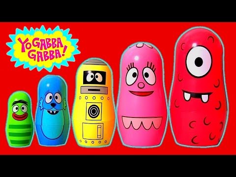Yo Gabba Gabba Stacking Cups Surprise Toys